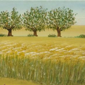 Costanzo Mantovani (Italia) - Paesaggio - olio su tela - 50 x 40