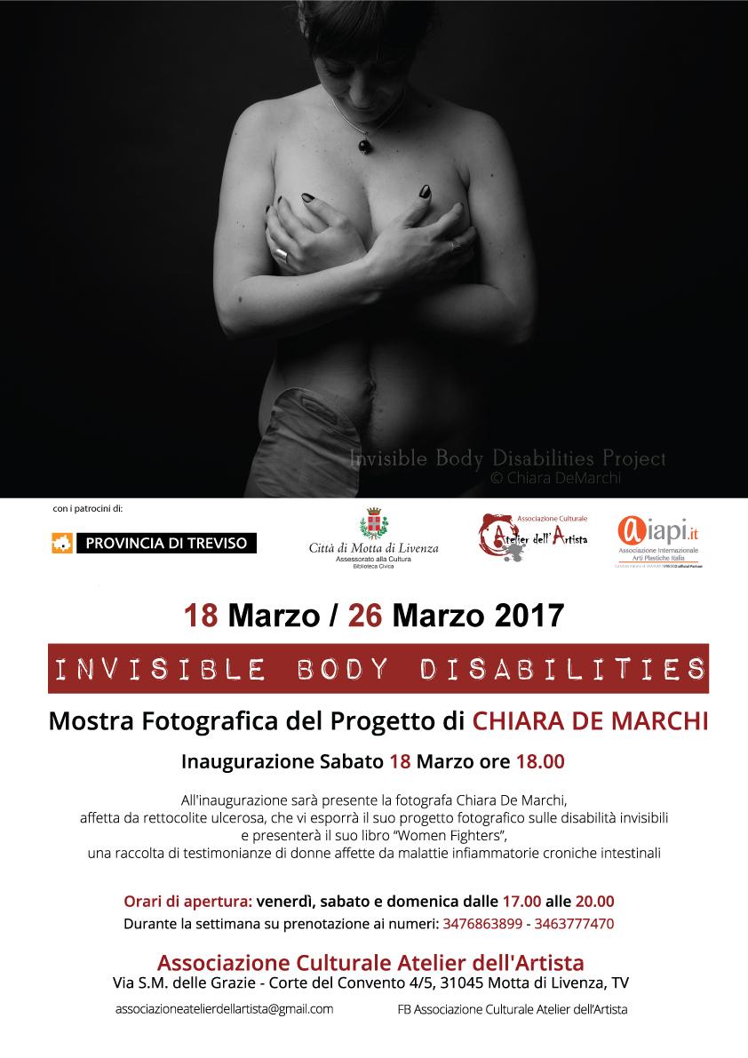Invisible Body Disabilities Mostra Fotografica del progetto di CHIARA DE MARCHI