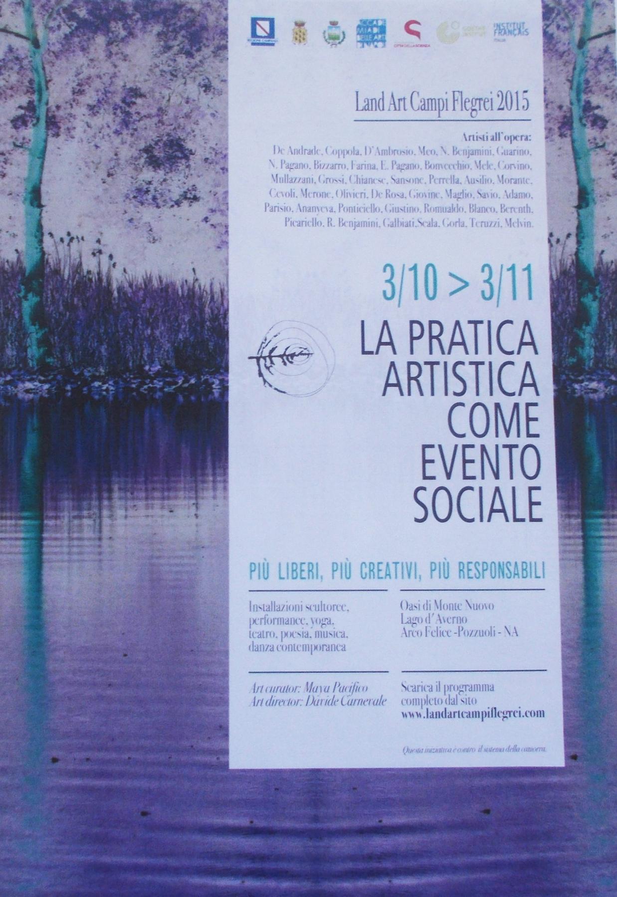 Land Art Campi Flegrei 2015 - Artistic practice as a social event