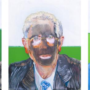  Mario D., Mario M., Mario B.; 3x(40x50); olio su tela; 2012