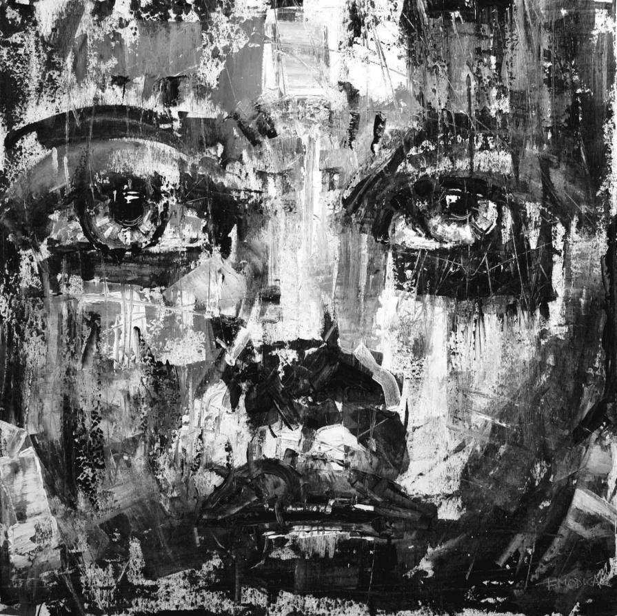 Fabio Modica | Gnosis: Wonder - mixed media on canvas - cm 95x95 | 37,5x37,5 inches - 2014 | Lowe Gallery - USA