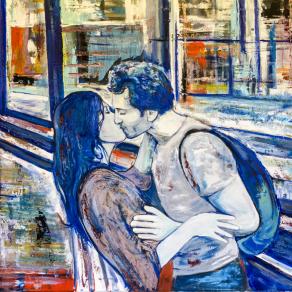 Bacio alla stazione