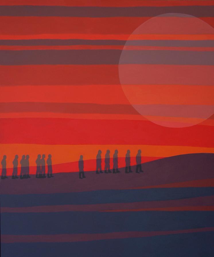 "Oltre n°. 7", Sanremo 2016 - acrilico su tela