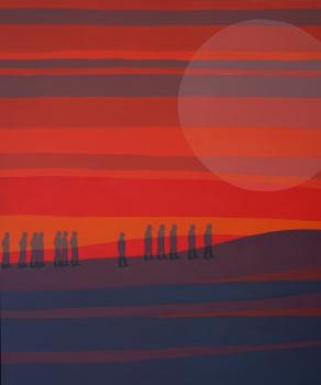 "Oltre n°. 7", Sanremo 2016 - acrilico su tela