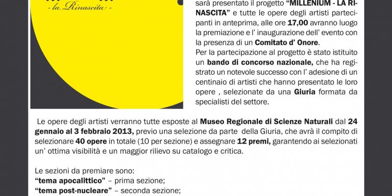 Progetto MilleniuM - La Rinascita Progetto MilleniuM - La Rinascita