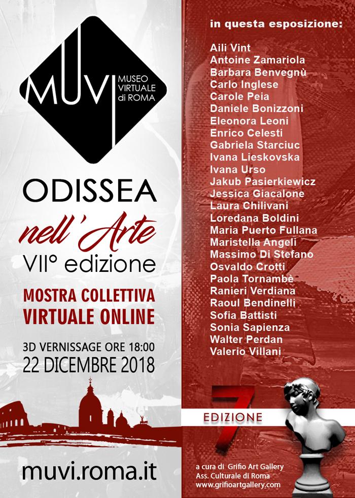 Maristella Angeli participates in "Odissea nell'Arte 2018" international virtual collective