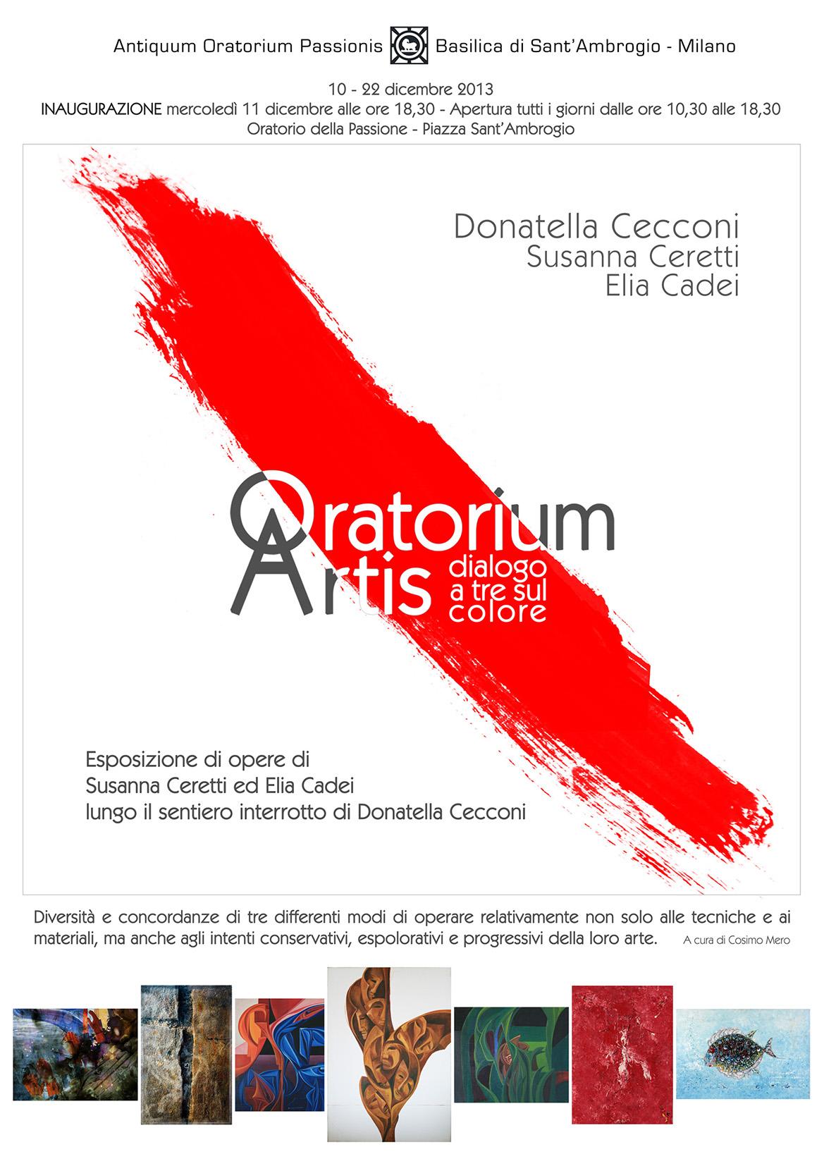 Oratorium Artis - dialogo a 3 sul colore Oratorium Artis - dialogo a 3 sul colore