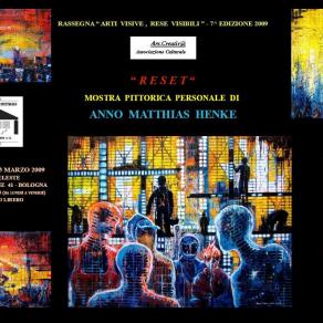 Locandina Mostra Anno Matthias Henke Sala Celeste Bologna Locandina Mostra Anno Matthias Henke Sala Celeste Bologna