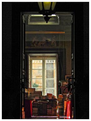 la porta della libreria