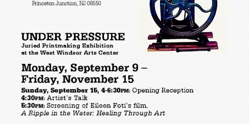 Under Pressure, a Juried Printmaking Exhibition