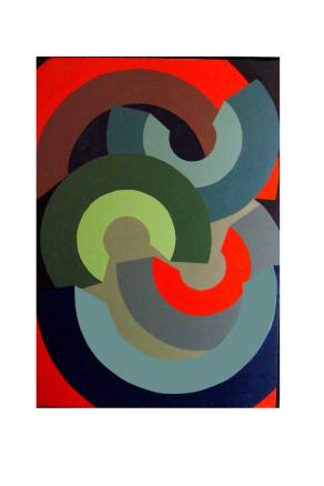 Emozione oscillante  olio su tela   70x100     2007