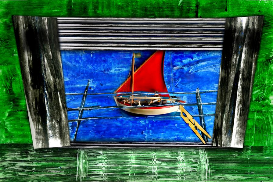 mi abbasso guardo fuori dalla finestra in una notte lunga lunga.