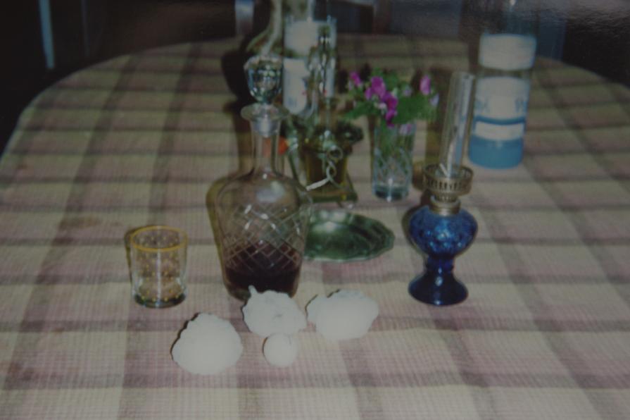 Grandine e pallina da ping pong