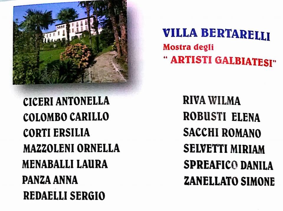 Mostra Artisti Galbiatese