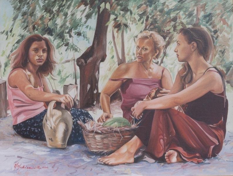 Riposo sotto l'ulivo