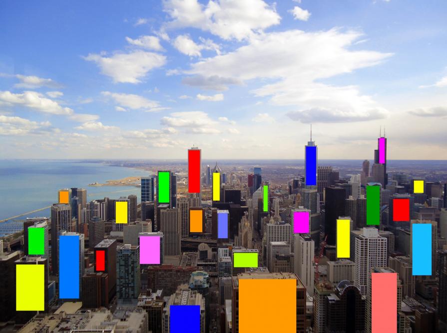 Censored  skyscrapers