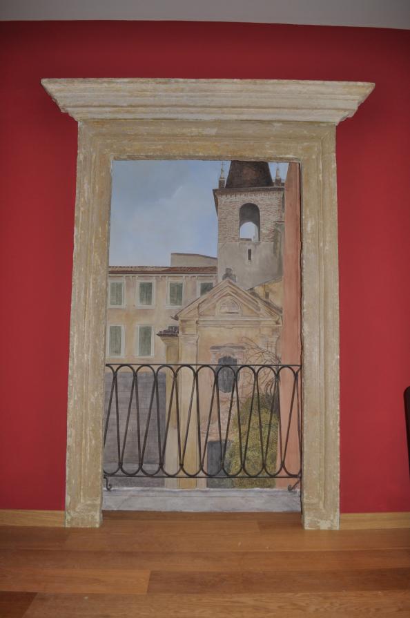 san matteo veduta ,trompe l'oeil