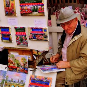 Art Workshop at Montmartre. Scene 1.3_Glance