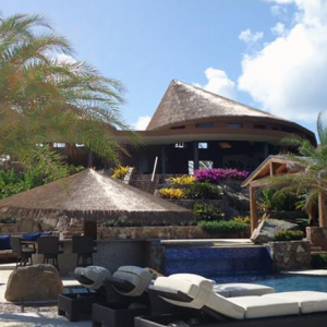 Glass tile resort pool - aquatic design, consulting and engineering