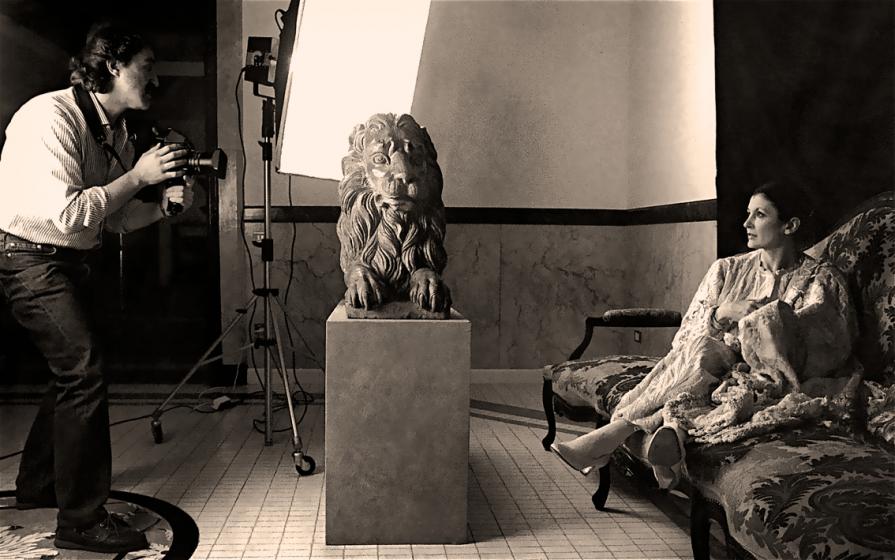 Augusto De Luca and Carla Fracci -- at work. 1