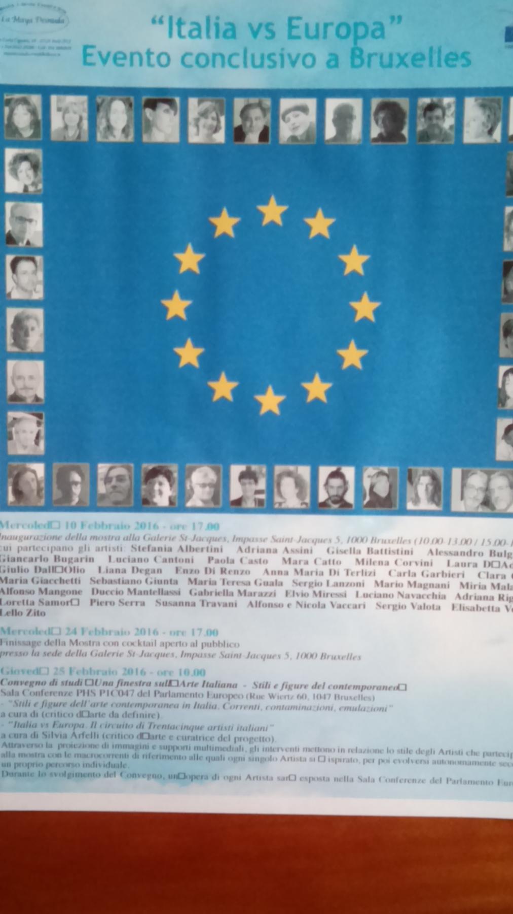 Italia vs Europa - Evento conclusivo a Bruxelles