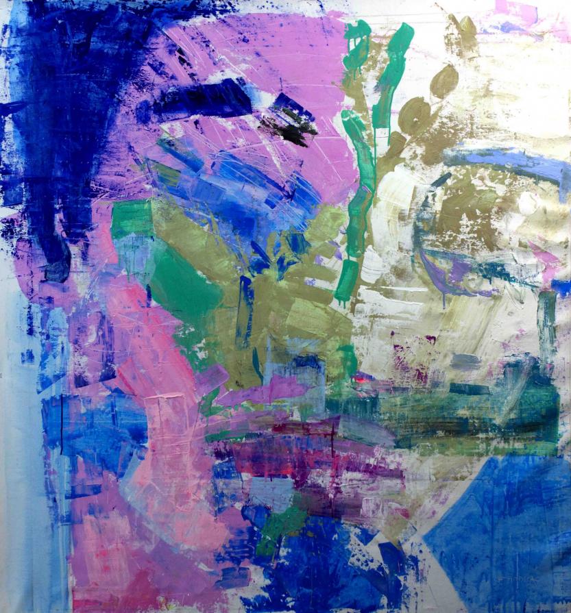 Fabio Modica | Gnosis: Liberation III - mixed media on canvas - cm 145x150 | 58x59 inches