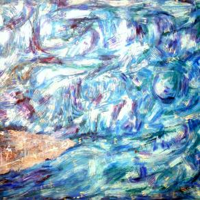 Diálogo de partículas antes de la creación. Dialogo con el agua.   