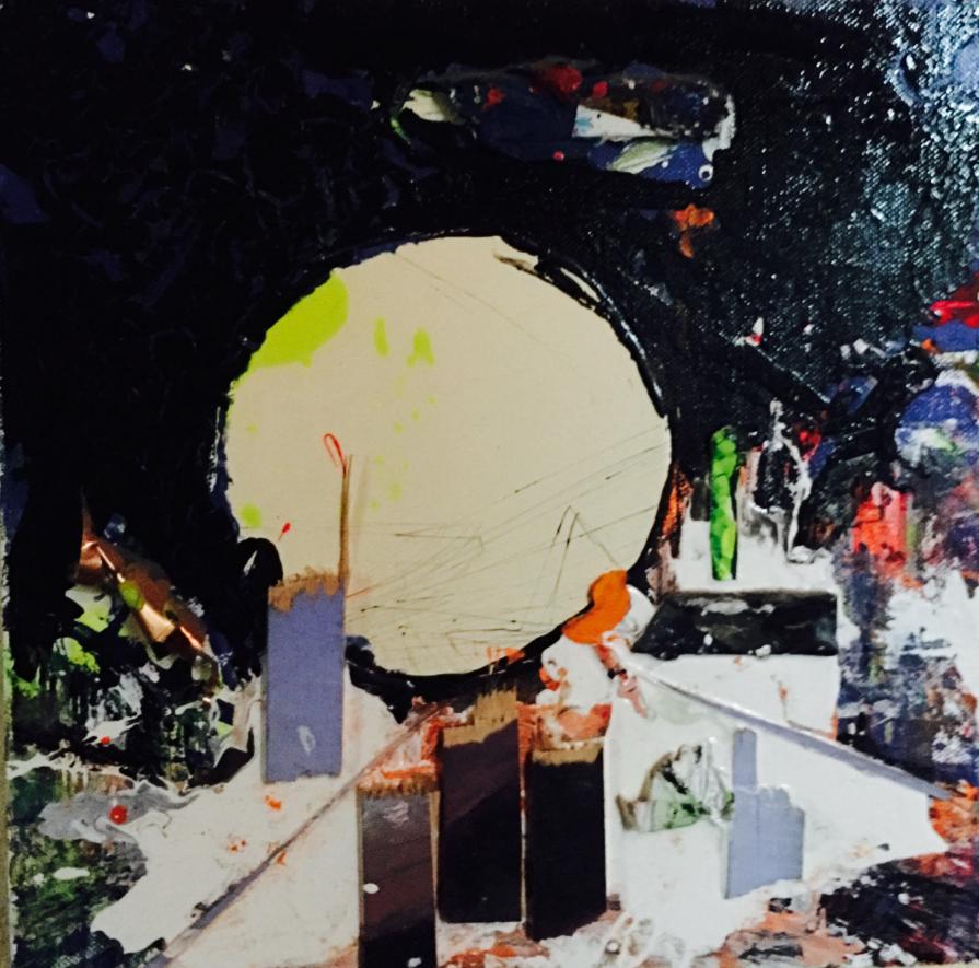 Luna piena sulla città 