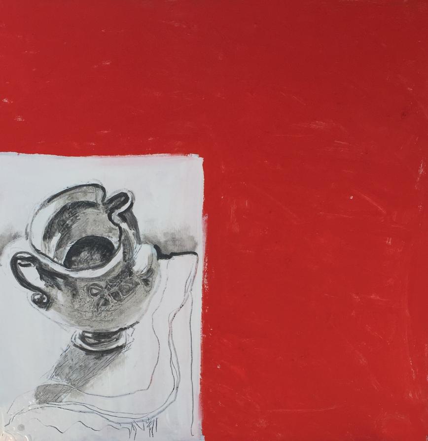 Silvano Debernardi - Caraffa - Acrilico su tela - 100 x 100