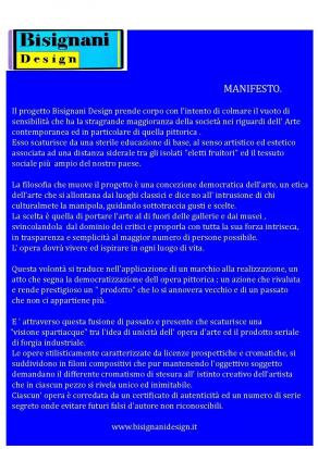 MANIFESTO BISIGNANI DESIGN