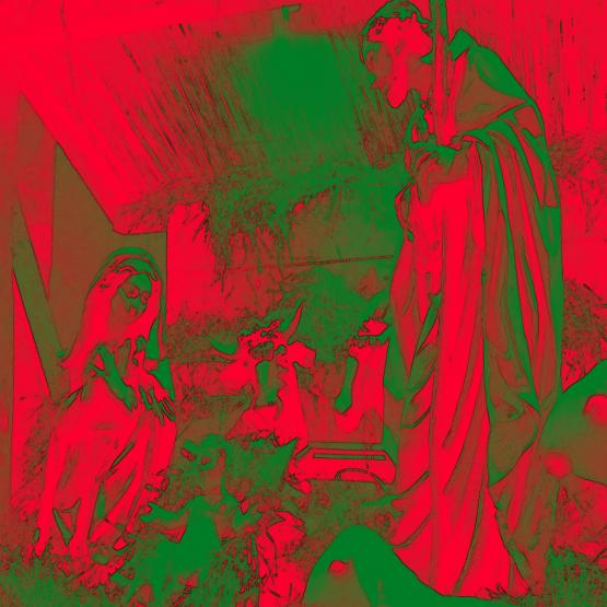 Oggi mi siedo a guardare il presepe...!!!