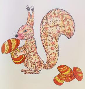 Sii agile e determinato...come un piccolo scoiattolo che si arrampica in alto...