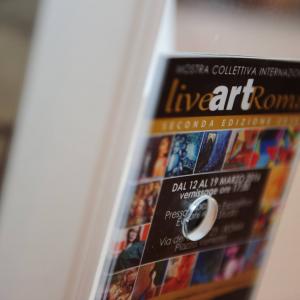 Foto del Vernissage LiveArtRoma II° Edizione -  12 Marzo 2016