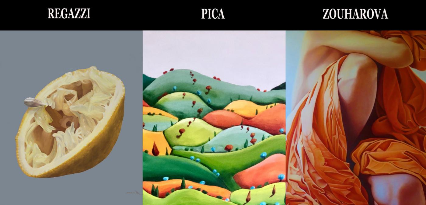 Mostre personali di Regazzi, Pica, Zouharova Mostre personali di Regazzi, Pica, Zouharova