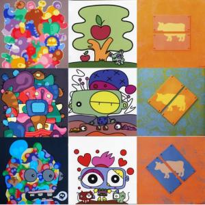 "Urban Art - solo andata" group exibition by Giulia Ferretti, Cristiano Mancini, Susanne Seilpkof