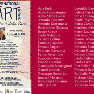 “Rassegna internazionale di Arte Contemporanea di Pittura, Scultura e Fotografia - Gallipoli 2017”