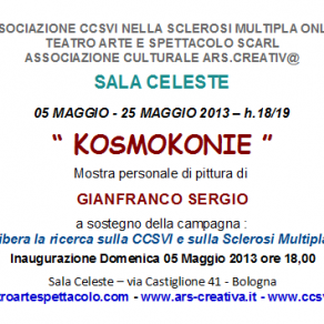 Invito Mostra personale di Gianfranco Sergio in Sala Celeste Invito Mostra personale di Gianfranco Sergio in Sala Celeste