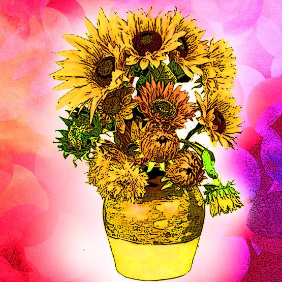  I love the sunflowers. They always know where to turn...!!!