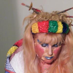 La Sibilla Regina di Gerusalemme che dimora presso il Museo del Vetro  spazio del faro di  Rosa Didonna 