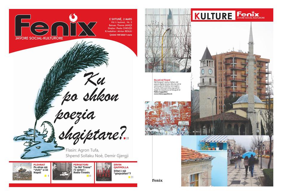 Publication of "2 hours in Tirana" on Fenix