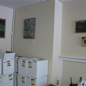 Carla Strozzieri's paintings are on exhibit at "From the Vineyards,"  Paintings by Carla Strozzieri