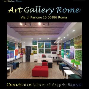 Opening of Art Gallery Rome Creazioni artistiche di Angelo Ribezzi