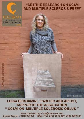 La pittrice e artista Luisa Bergamini aderisce alla campagna "Libera la Ricerca sulla CCSVI e sulla La pittrice e artista Luisa Bergamini aderisce alla campagna "Libera la Ricerca sulla CCSVI e sulla