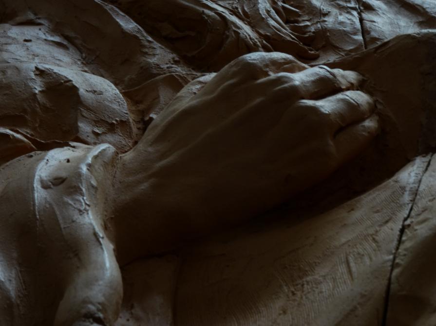 sentiero bizantino - particolare - Terracotta 160x140