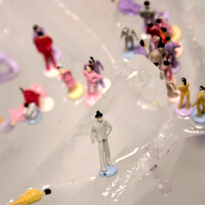 Not Waving micropeople on ice