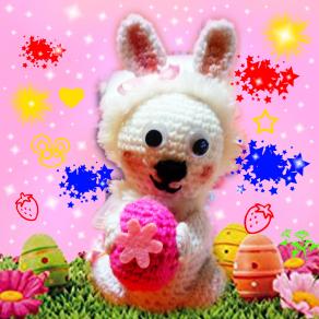 # LA CONIGLIETTA CON L'OVETTO AMIGURUMI 45