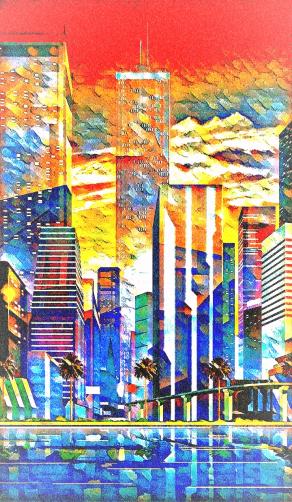 Riflessi di una città che non dorme mai ...