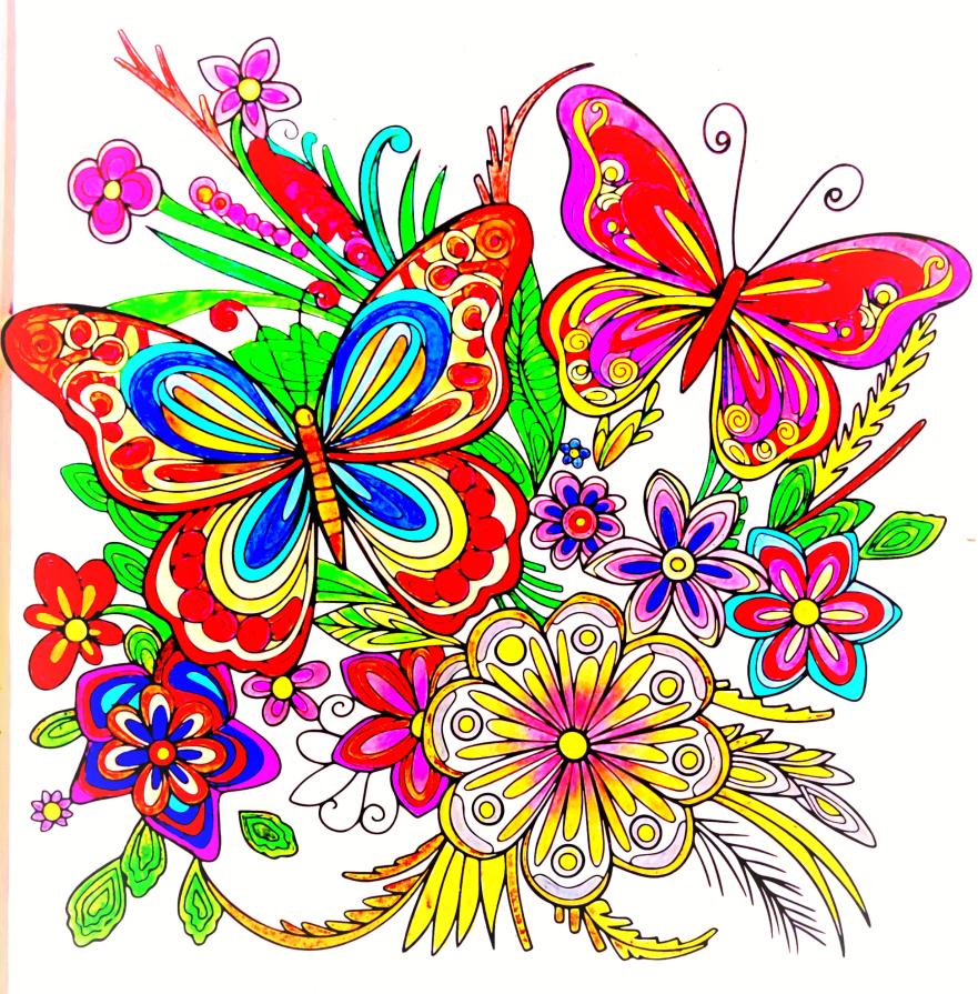 Proprio quando il bruco pensava che il mondo fosse finito .. si trasformò in una farfalla !!!