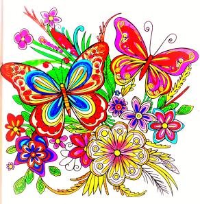 Proprio quando il bruco pensava che il mondo fosse finito .. si trasformò in una farfalla !!!