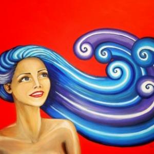 Juno. Le libertà dell'essere. Acrilico su tela. 60x80cm. 2015